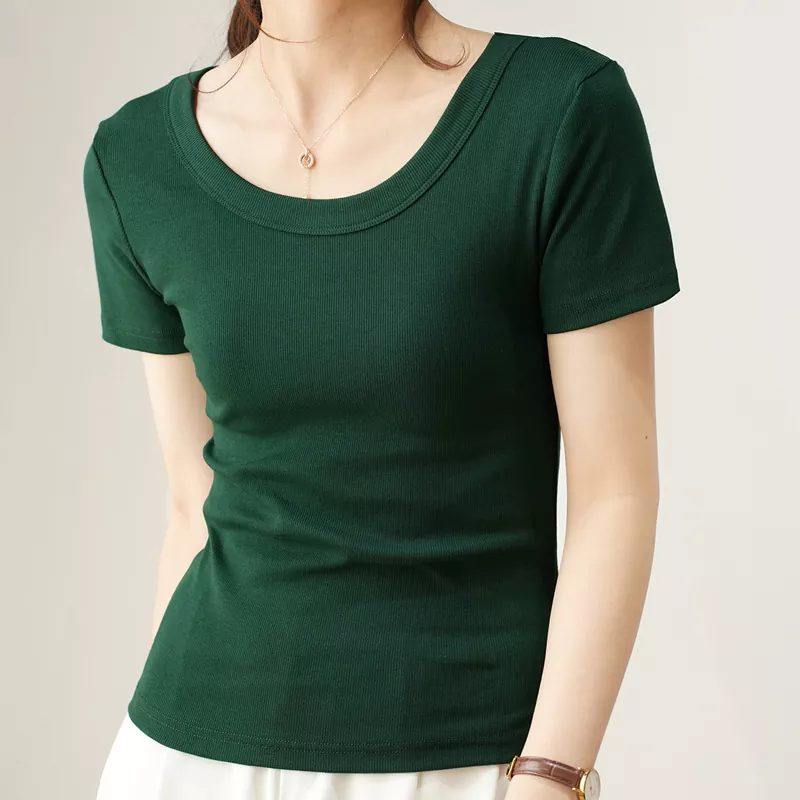 Summer Slimming Short Sleeved Women's T-shirt