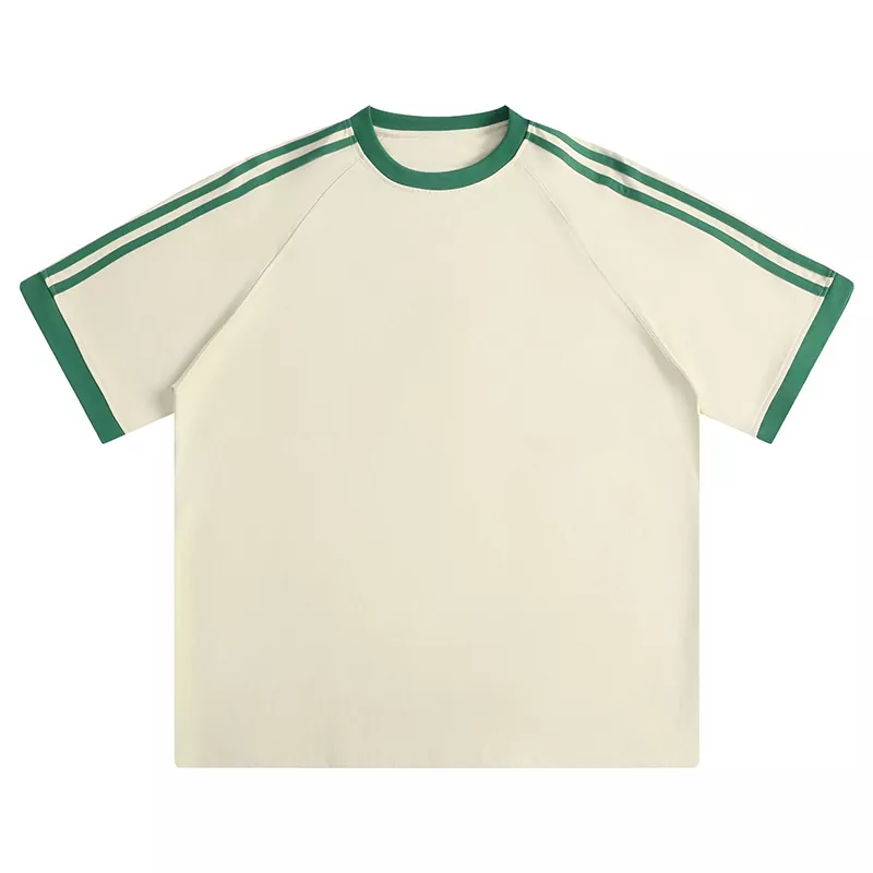 Unisex Color-Block Raglan Sleeve Short-Sleeve Men's T-Shirt